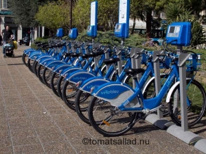 Antibes våren 2011 Vélo bleu