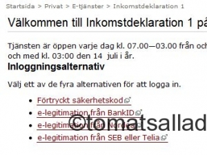 våren 2011 deklarera