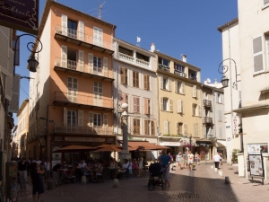 Antibes sommar 2011 torg i Antibes