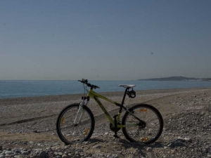cykeltur till Cannes I fjärran Cap d'Antibes
