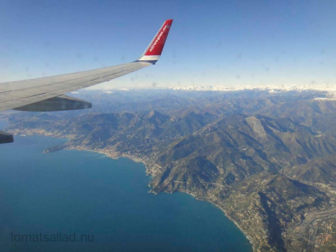 Norwegian under inflygning till Nice