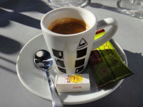 Espresso på Safari i Nice