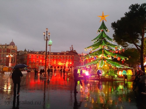 Årets julträd i Nice
