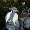 mintgrön vespa