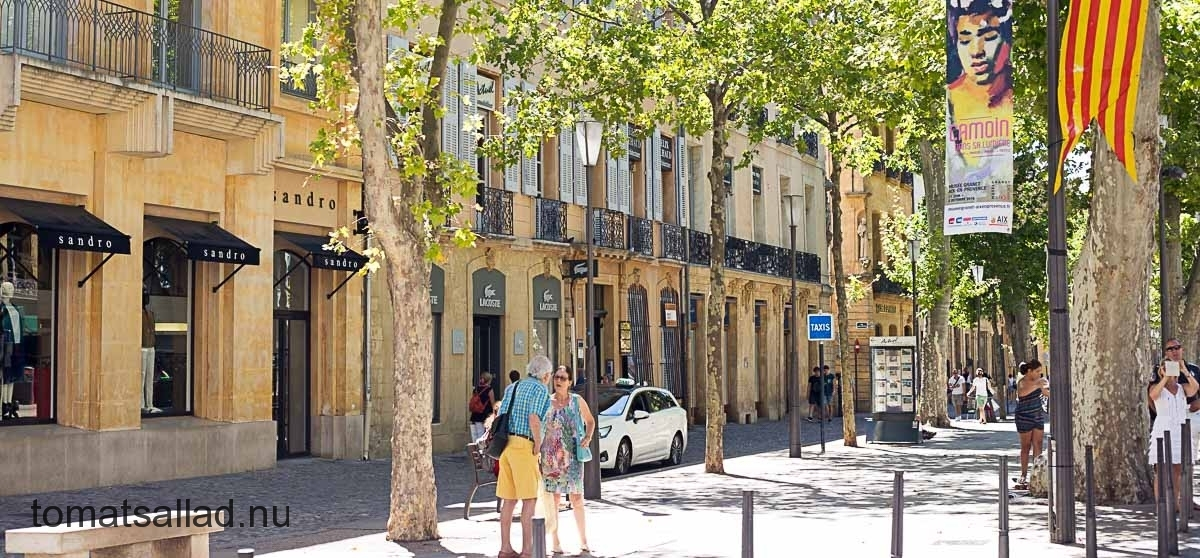 Cours Mirabeau i Aix en Provence