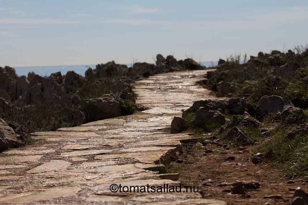 sentier-littoral på cap d'antibes