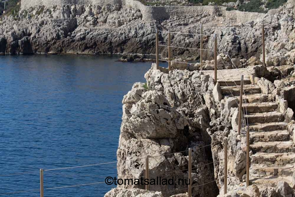 sentier-littoral på can d'antibes