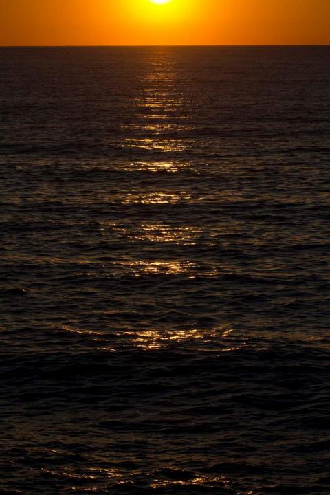 soluppgång över Medelhavet