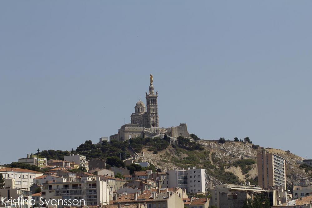 marseille kyrka på höjd