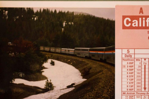 utsikt på California Zephyr 1995