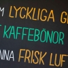 Lyckliga kaffebönor