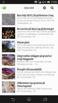 Feedly RSS-läsare