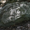 skulptur i sten längs Brague