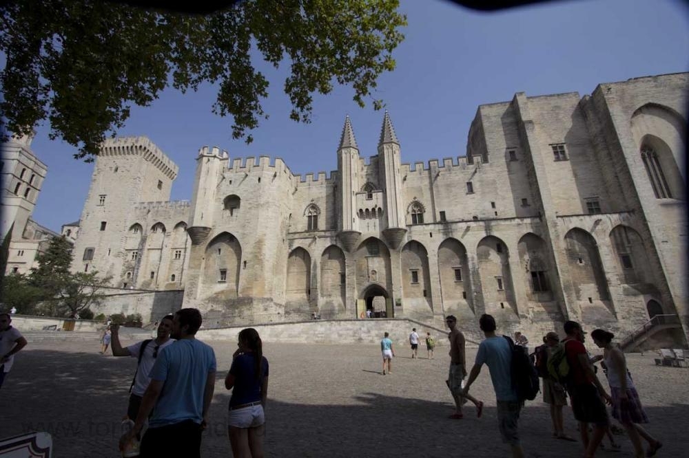 Påvepalatset i Avignon Påvepalatset i Avignon
