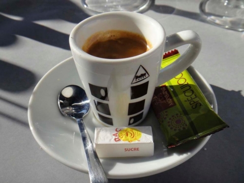 Espresso på Safari i Nice Espresso på Safari i Nice