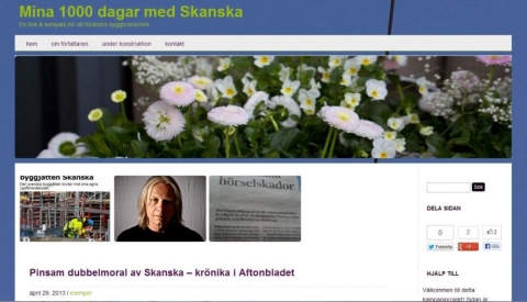 Mina 1000 dagar med Skanska Mina 1000 dagar med Skanska