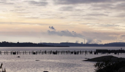 Hav nära Ringhals kärnkraftverk Hav nära Ringhals kärnkraftverk