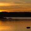 soluppgång i Åsa, Halland