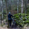 cykelpromenad i naturreservat