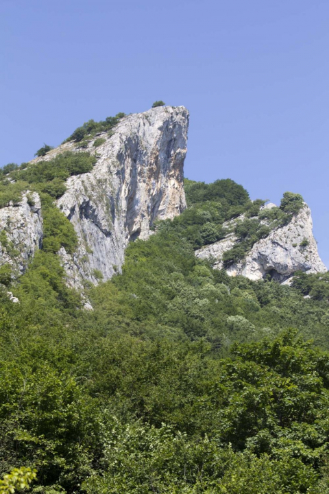 Berg i södra Piemonte