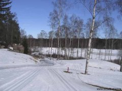 Hills golfbana i snö