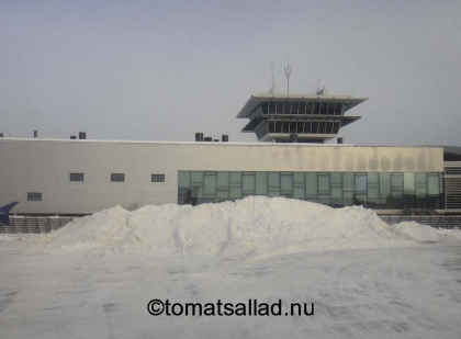gigantisk snöhög