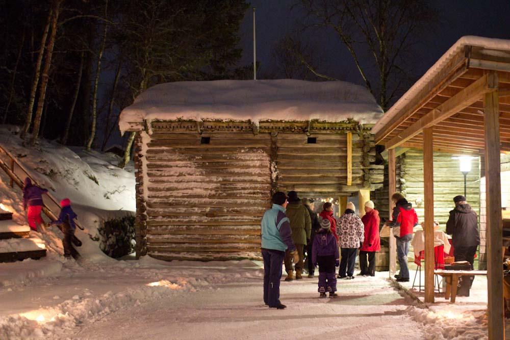 midvinter i fornminnesparken