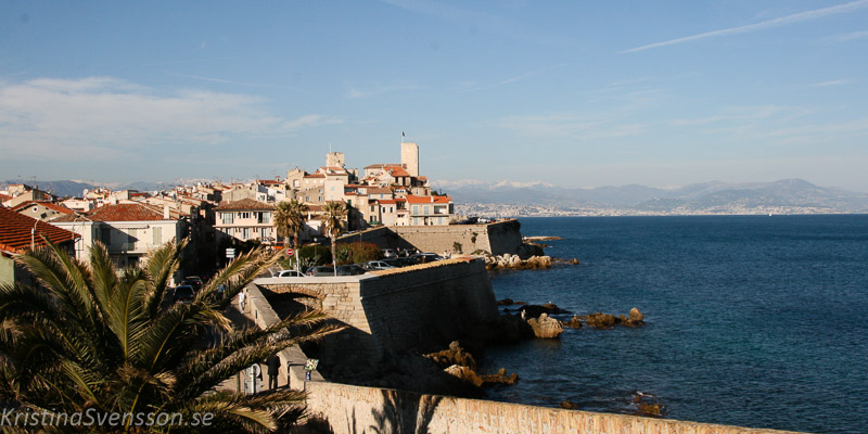 Antibes sedd från en av bastionerna